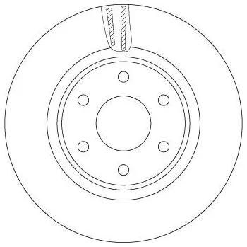 Brzdový kotouč Brzdový kotouč LUCAS DF7458S