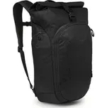 Osprey Transporter Roll Top Raven Black – městský batoh 30 l
