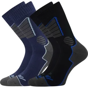 2PACK chlapecké ponožky VoXX - Thermaxik, černá, modrá Barva: Černá, Velikost: 25-29