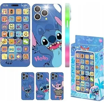 Hračka pro nejmenší INTERAKTIVNÍ TELEFON CHYTRÝ MOBIL EDUKAČNÍ STICZ SVĚTLO ZVUK