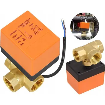 Ventil Elektromagnetický trojcestný ventil s přepínacím servopohonem 3/4 palce DN20