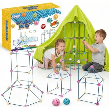 ostatní stavebnice Stavebnice Konstrukcyjne Słomki Trubičky pro stavbu základny Velká sada Až 340 dílů