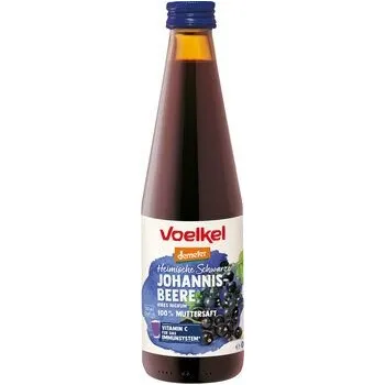 Voelkel Šťáva černý rybíz 100% 330 ml bio DEMETER VEGAN Množství: 6 ks