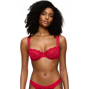 Dámské spodní prádlo Triumph podprsenka s měkkými košíčky červená velikost 75E