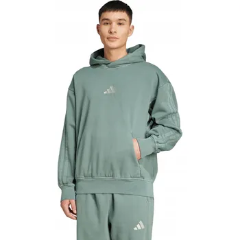 Pánská mikina Pánská mikina adidas A SZN W FL HD zelená JL6538 VELIKOST L
