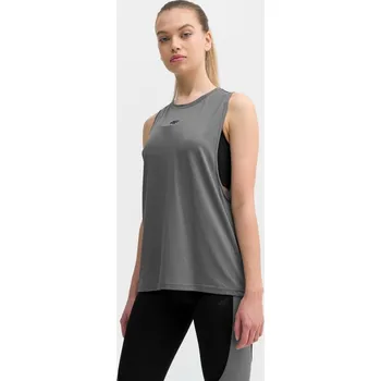Podprsenka Dámské Tank top treningowy 4F šedé M