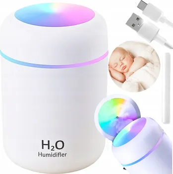 Zvlhčovač vzduchu Difuzér vůní zvlhčovač lampička 3v1 Zeegma Aromi