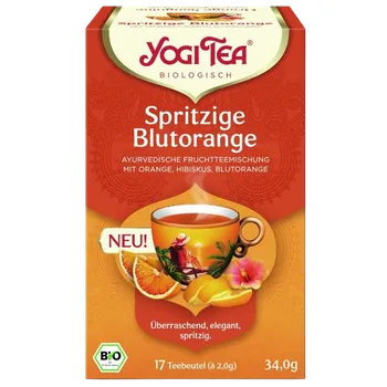 Čaj Yogi Tea Kořeněný červený pomeranč 34 g bio BIO VEGAN Množství: 1 ks