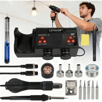 Páječka Pájecí stanice SVAŘEČKA 2v1 HOTAIR 700W horký vzduch