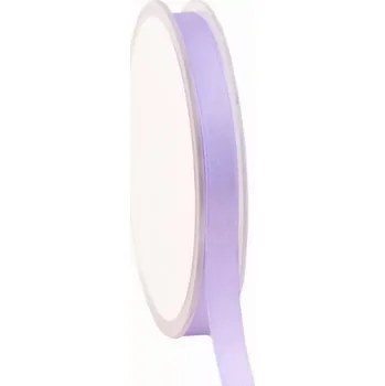 Stuha Oboustranná saténová stuha 10mm x 25m levandulová