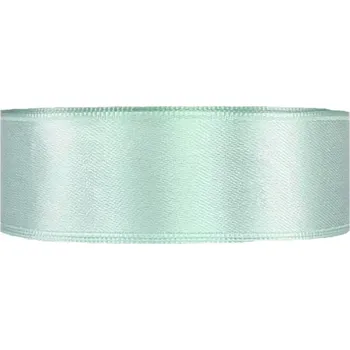 Stuha Saténová stuha oboustranná 25m x 25mm šedomodrá