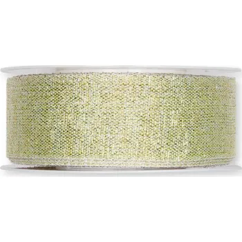 Stuha Lurexová stuha zelená 35mm x 20m