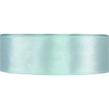 Stuha Saténová stuha oboustranná 25m x 25mm nebesky modrá