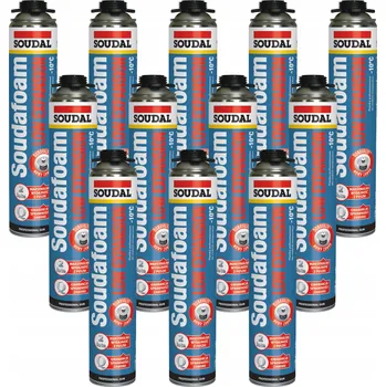 Montážní pěna Nízkotlaká montážní pěna SOUDAL Zimní pistolová pěna 750ml, 12 ks