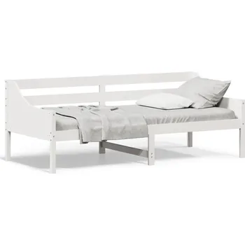 Zahradní lehátko Dřevěné lehátko / pohovka v bílé barvě, rozměry 205,5 x 85,5 x 76 cm