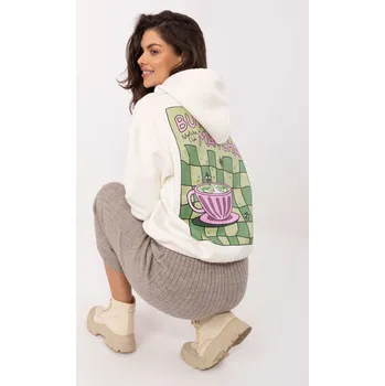 Dámská mikina Dámská bílá mikina - FPrice, XL i523_4063813889978