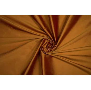 Hedvábný dupion hladký, šanžánový bronzový, sartor.cz
