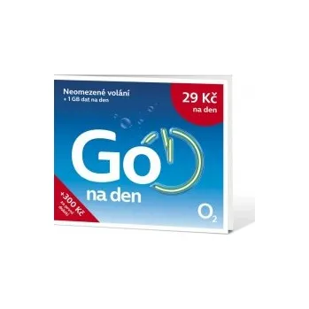 SIM karta aligator SIM karta O2 s tarifem GO na den - kredit 50 Kč
