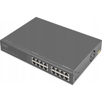 Switch DIGITUS DN-95118 8portový PoE injektor Ethernet 250W 802.3bt