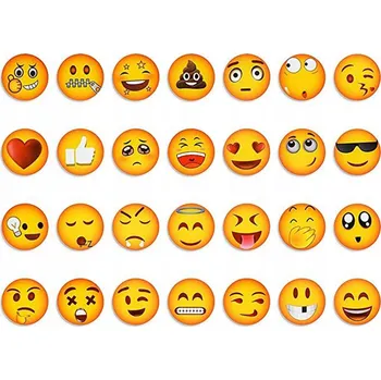 Dekorativní magnet Magnety na ledničku smajlíci Pohádkový Kufřík 28 kusů