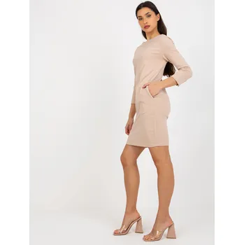 Dámské šaty Šaty TW SK BL 1009.10P béžové S