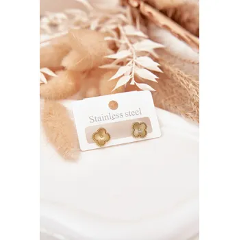 Dámská halenka Náušnice ze nerezové oceli zlaté univerzální
