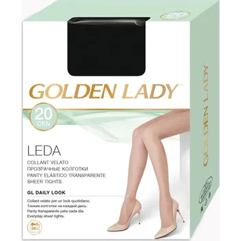 Dámské punčochy Dámské punčochové kalhoty Leda 20den - Golden Lady tmavě šedá 2-S