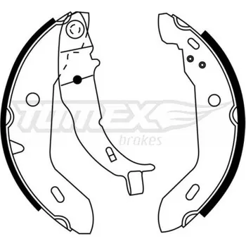 Brzdová čelist Sada brzdových čelistí TOMEX TX 21-16