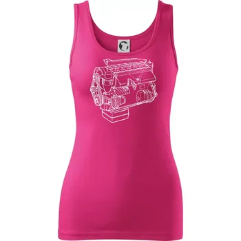 Dámské tričko Motor T912 V3S - Dámské tílko - L ( Purpurová )