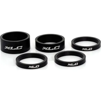 Komponent pro jízdní kolo podložka AH XLC AS-A02 1" 3x5,1x10,1x15mm černá sada