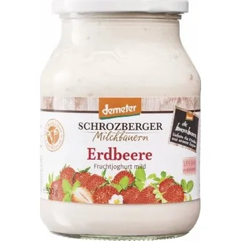 Schrozberger Milchbauern Schrozberger Jogurt jahodový 500 g bio BIO DEMETER Množství: 3 ks