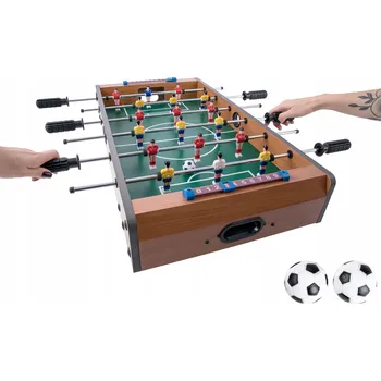 Stolní Fotbal Dřevěný Soccer 69x36 cm Kompaktní Pro Děti i Dospělé