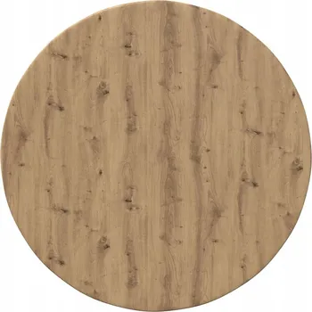 Obývací pokoj VidaXL kulatý stůl 50 x 1,5 x 50 cm, řemeslný dub