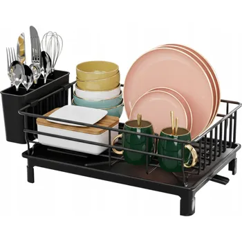 Odkapávač na nádobí Odkapávač na nádobí Odkapávač kovový s odkapávací miskou a odtokem, kompaktní