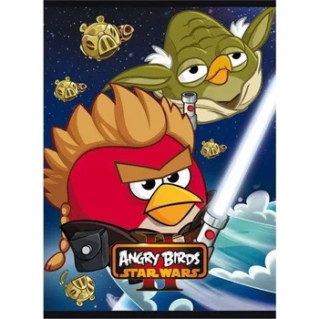 Sešit A5 linkovaný Angry Birds Star Wars Unipap, 16 listů