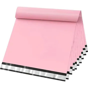 Obálka PLASTOVÉ OBÁLKY FÓLIOVÉ OBALY PRO ZASÍLÁNÍ B4 260X350 50 KS RŮŽOVÉ