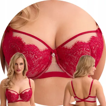 Podprsenka Gaia 1273 Aina Podprsenka polovyztužená SEMI SOFT červená-mokka 90C