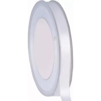 Stuha Oboustranná saténová stuha 10mm x 25m bílá