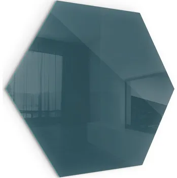 Sklo Sklo Pod Krbová ozdoba Pod Kamna Mořská barva h40