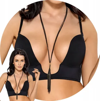 Dámské spodní prádlo Gorsenia push-up podprsenka černá velikost 75C