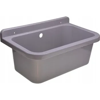 Granitový dřez Jednokomorový dřez Hydroland polypropylen šedý