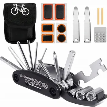Cyklo nářadí Sada nářadí na kolo Klíče na kolo Řetěz Tool s Pouzdro + záplaty