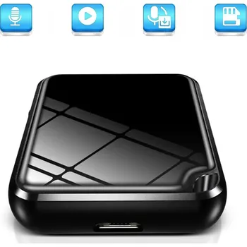 IP kamera ČERNÝ DIKTAFON MP3 16GB 10M REDUKCE ŠUMU AUTOMATICKÉ NAHRÁVÁNÍ