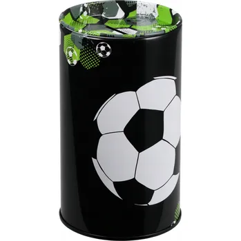 Obraz FOTBALOVÝ MÍČ POKLADNIČKA kovová pro kluka 5458