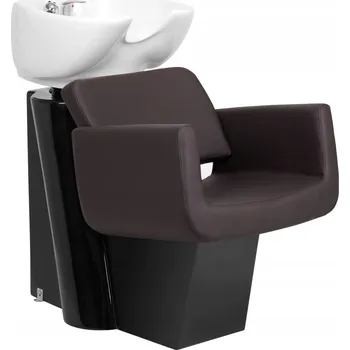 Kadeřnické křeslo Gabbiano kadeřnické mycí křeslo Helsinki – hnědé Super!