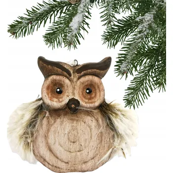 Vánoční dekorace Zdobená Vánoční Koule , Vánoční Baňky ve tvaru zvířátek 7 cm 1 ks