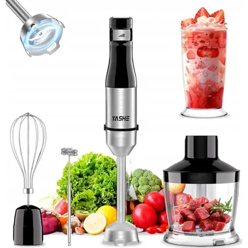YASHE Ruční mixér 5v1 1000W s regulací rychlosti na polévky a omáčky