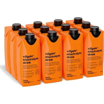 Iontový nápoj Vilgain Electrolyte Drink – 12× šťavnaté mango 500 ml