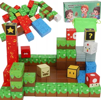 ostatní stavebnice STAVEBNICE STAVEBNICE KRYCHLE ROZVÍJEJ PŘEDSTAVIVOST DĚTÍ S 100 KOSTKAMI