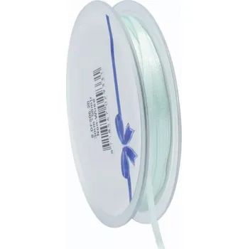 Stuha Oboustranná saténová stuha 3 mm x 50 m mátová